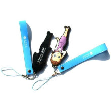 pvc mobile phone pendant for promotion,gift,bags,mobile phone and mass selling
